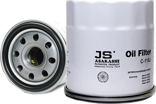 JS Asakashi C110J - Масляний фільтр autozip.com.ua
