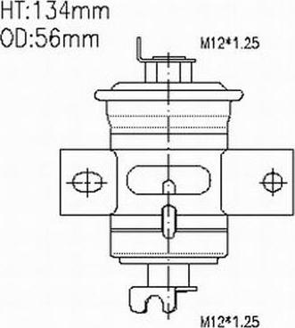JS Asakashi FS6064 - Паливний фільтр autozip.com.ua