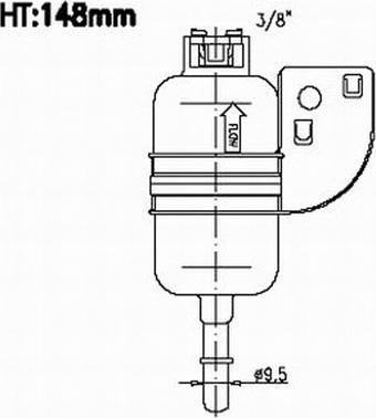 JS Asakashi FS819J - Паливний фільтр autozip.com.ua