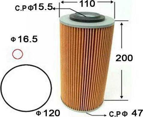 JS Asakashi OE256J - Масляний фільтр autozip.com.ua
