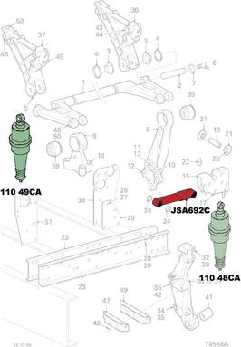 Juratek 11048CA - Кожух пневматичної ресори autozip.com.ua