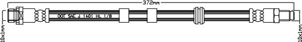 Juratek JBH1066 - Гальмівний шланг autozip.com.ua