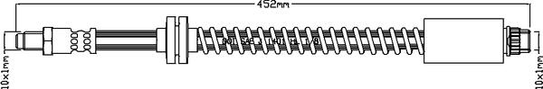 Juratek JBH1068 - Гальмівний шланг autozip.com.ua