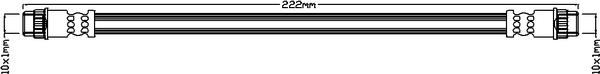 Juratek JBH1008 - Гальмівний шланг autozip.com.ua