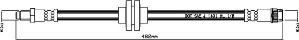 Juratek JBH1143 - Гальмівний шланг autozip.com.ua