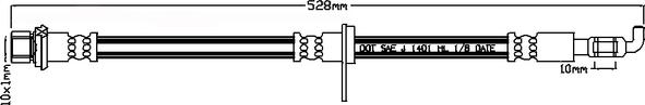 Juratek JBH1147L - Гальмівний шланг autozip.com.ua