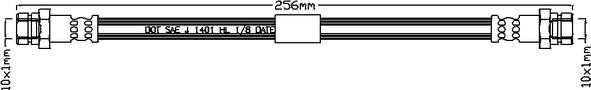 Juratek JBH1153 - Гальмівний шланг autozip.com.ua