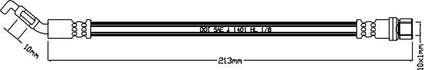 Juratek JBH1120 - Гальмівний шланг autozip.com.ua