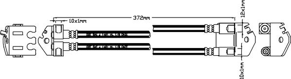 Juratek JBH1286 - Гальмівний шланг autozip.com.ua