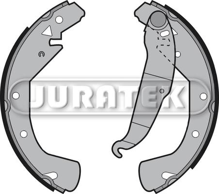 Juratek JBS1004 - Комплект гальм, барабанний механізм autozip.com.ua