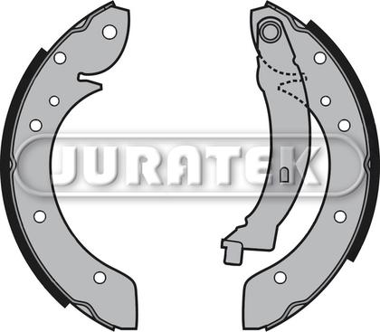 Juratek JBS1007 - Комплект гальм, барабанний механізм autozip.com.ua