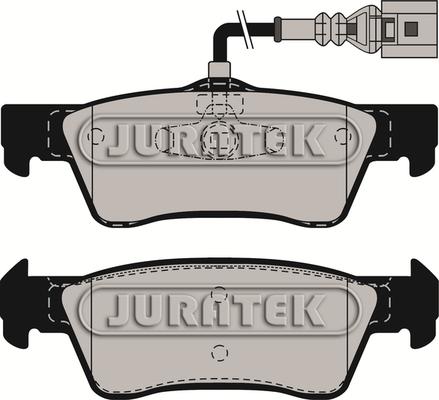 Juratek JCP4056 - Гальмівні колодки, дискові гальма autozip.com.ua