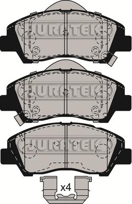 Juratek JCP4007 - Гальмівні колодки, дискові гальма autozip.com.ua