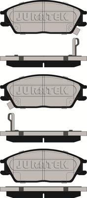 Juratek JCP435 - Гальмівні колодки, дискові гальма autozip.com.ua