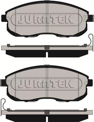 Juratek JCP090 - Гальмівні колодки, дискові гальма autozip.com.ua