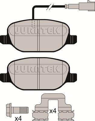 Allied Nippon ADB11769 - Гальмівні колодки, дискові гальма autozip.com.ua