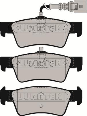 Juratek JCP063 - Гальмівні колодки, дискові гальма autozip.com.ua