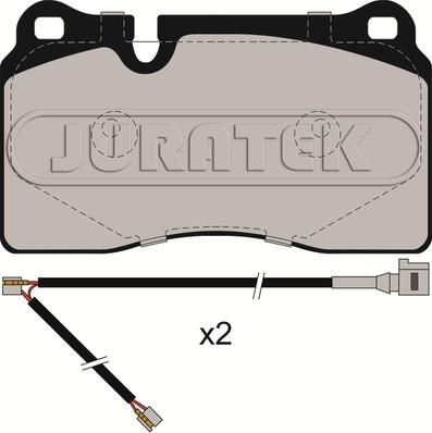 Juratek JCP062 - Гальмівні колодки, дискові гальма autozip.com.ua