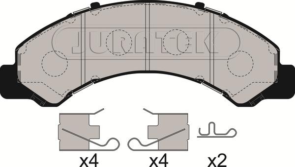 Juratek JCP009 - Гальмівні колодки, дискові гальма autozip.com.ua