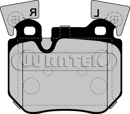 Juratek JCP071 - Гальмівні колодки, дискові гальма autozip.com.ua