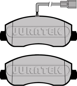 Juratek JCP073 - Гальмівні колодки, дискові гальма autozip.com.ua