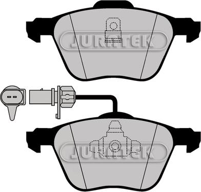 Juratek JCP1497 - Гальмівні колодки, дискові гальма autozip.com.ua