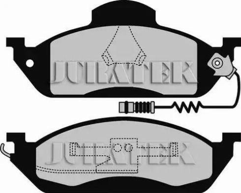 Juratek JCP1400 - Гальмівні колодки, дискові гальма autozip.com.ua