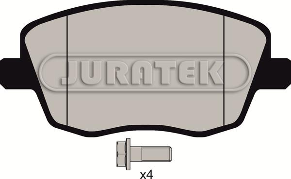 Juratek JCP1419 - Гальмівні колодки, дискові гальма autozip.com.ua