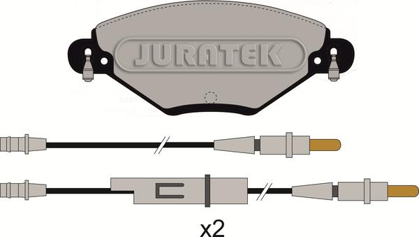 Juratek JCP1411 - Гальмівні колодки, дискові гальма autozip.com.ua