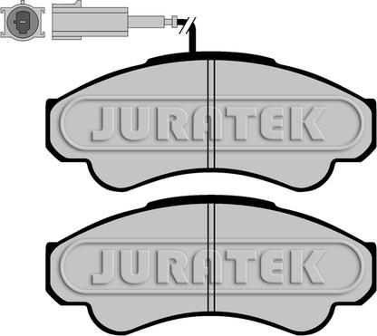 Juratek JCP1479 - Гальмівні колодки, дискові гальма autozip.com.ua