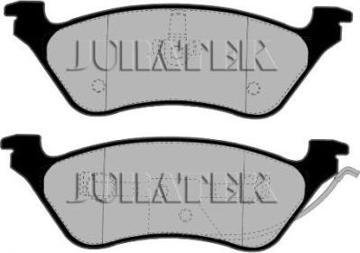 Juratek JCP1475 - Гальмівні колодки, дискові гальма autozip.com.ua