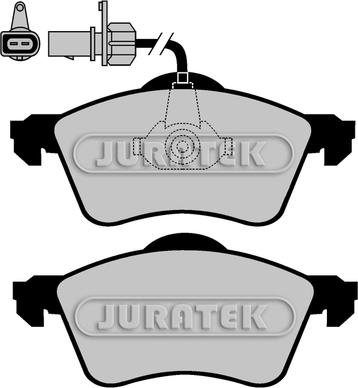 Juratek JCP1518 - Гальмівні колодки, дискові гальма autozip.com.ua