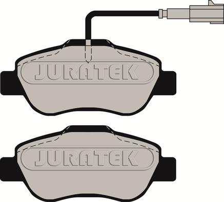 Juratek JCP1652 - Гальмівні колодки, дискові гальма autozip.com.ua