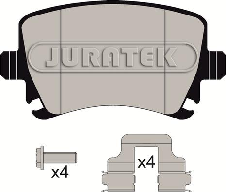 Juratek JCP1636 - Гальмівні колодки, дискові гальма autozip.com.ua