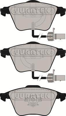 Juratek JCP1629 - Гальмівні колодки, дискові гальма autozip.com.ua