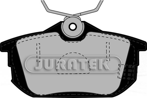 Juratek JCP1095 - Гальмівні колодки, дискові гальма autozip.com.ua