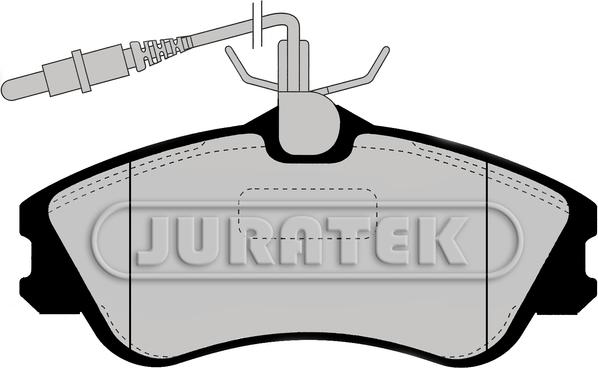 Juratek JCP1112 - Гальмівні колодки, дискові гальма autozip.com.ua