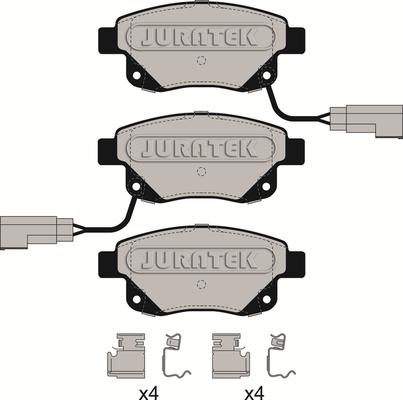 Juratek JCP113 - Гальмівні колодки, дискові гальма autozip.com.ua