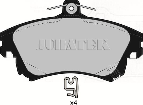 Juratek JCP1384 - Гальмівні колодки, дискові гальма autozip.com.ua