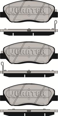 Juratek JCP178 - Гальмівні колодки, дискові гальма autozip.com.ua