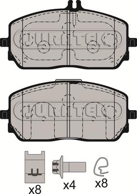 Juratek JCP8590 - Гальмівні колодки, дискові гальма autozip.com.ua