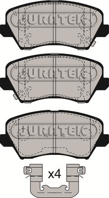 Juratek JCP8614 - Гальмівні колодки, дискові гальма autozip.com.ua