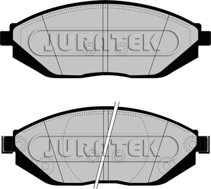 Juratek JCP8046 - Гальмівні колодки, дискові гальма autozip.com.ua