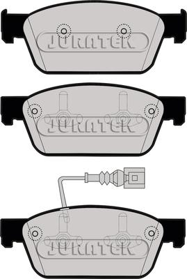 Juratek JCP8043 - Гальмівні колодки, дискові гальма autozip.com.ua
