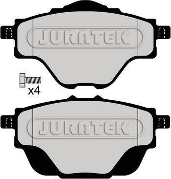 Juratek JCP8065 - Гальмівні колодки, дискові гальма autozip.com.ua