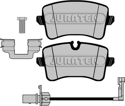 Juratek JCP8003 - Гальмівні колодки, дискові гальма autozip.com.ua