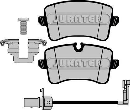 Juratek JCP8002 - Гальмівні колодки, дискові гальма autozip.com.ua