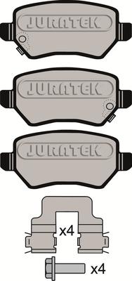 Juratek JCP8082 - Гальмівні колодки, дискові гальма autozip.com.ua