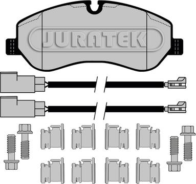 Juratek JCP8039 - Гальмівні колодки, дискові гальма autozip.com.ua
