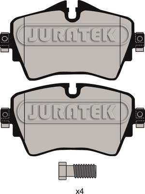 Juratek JCP8074 - Гальмівні колодки, дискові гальма autozip.com.ua